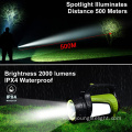 Portable rechargeable LED search light work light